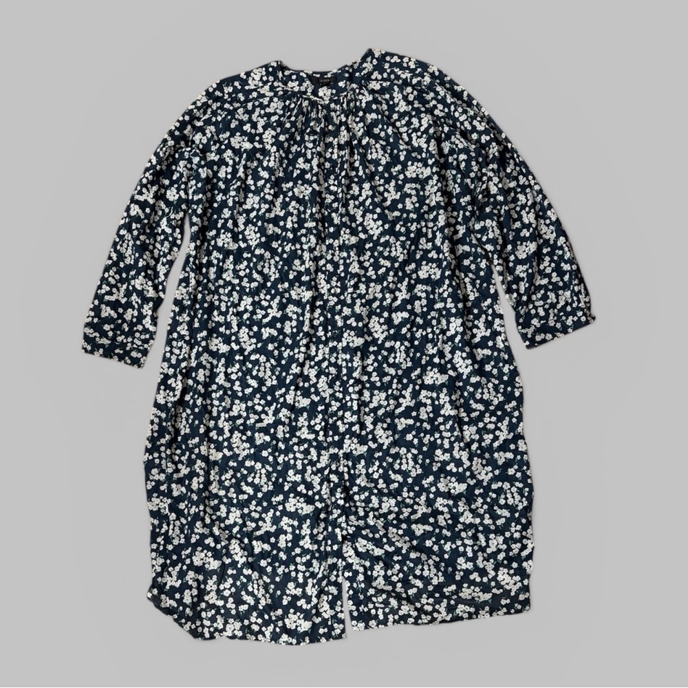 J. Crew 100% Cotton Floral Dress